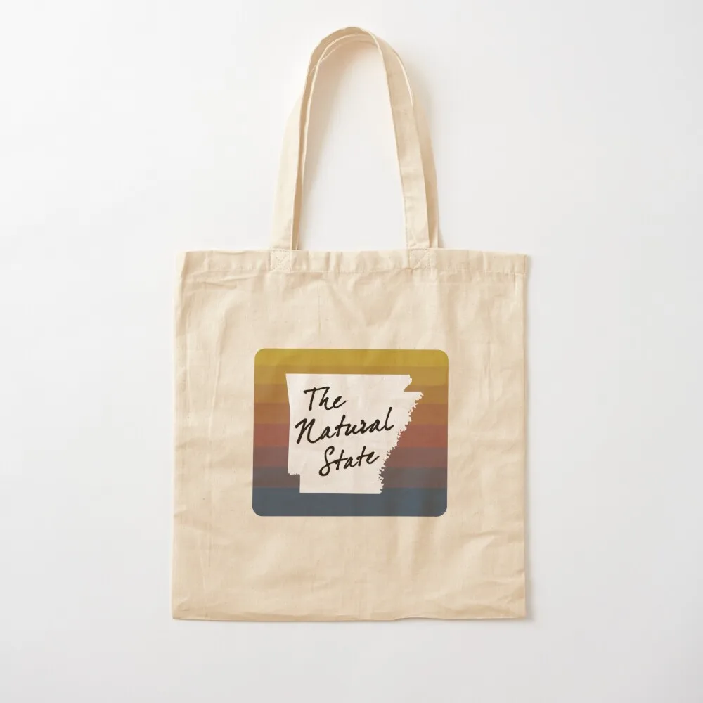 The Natural State sunset outline Tote Bag bags luxury women Canvas shopper bag woman