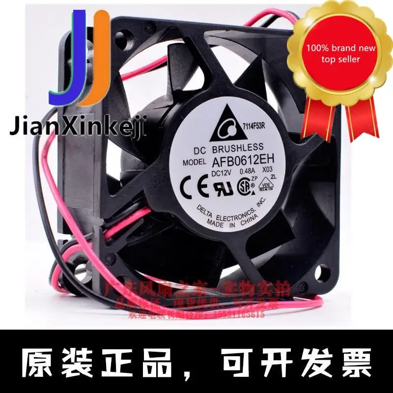 

1pcs 100% orginal new AFB0612EH 6cm 6025 12V 0.48A Inverter chassis cooling fan