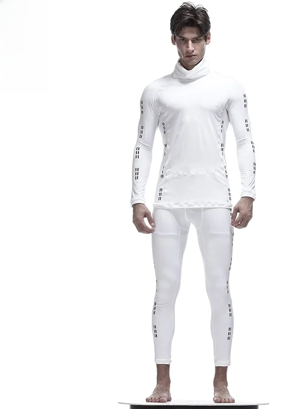 

NORVINCY Мужской термовоздушный обтягивающий топ и длинные брюки для активного отдыха в помещении, комплект спортивной одежды, футболка Long Sve