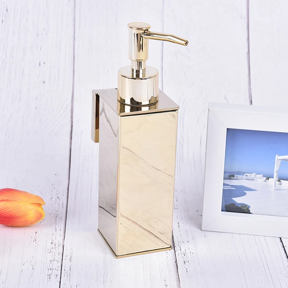 

ABRS-3X Liquid Soap Dispenser Bathroom Wall Mounted Gold Shower Gel Detergent Shampoo Bottle For Kitchen Hotel Home
