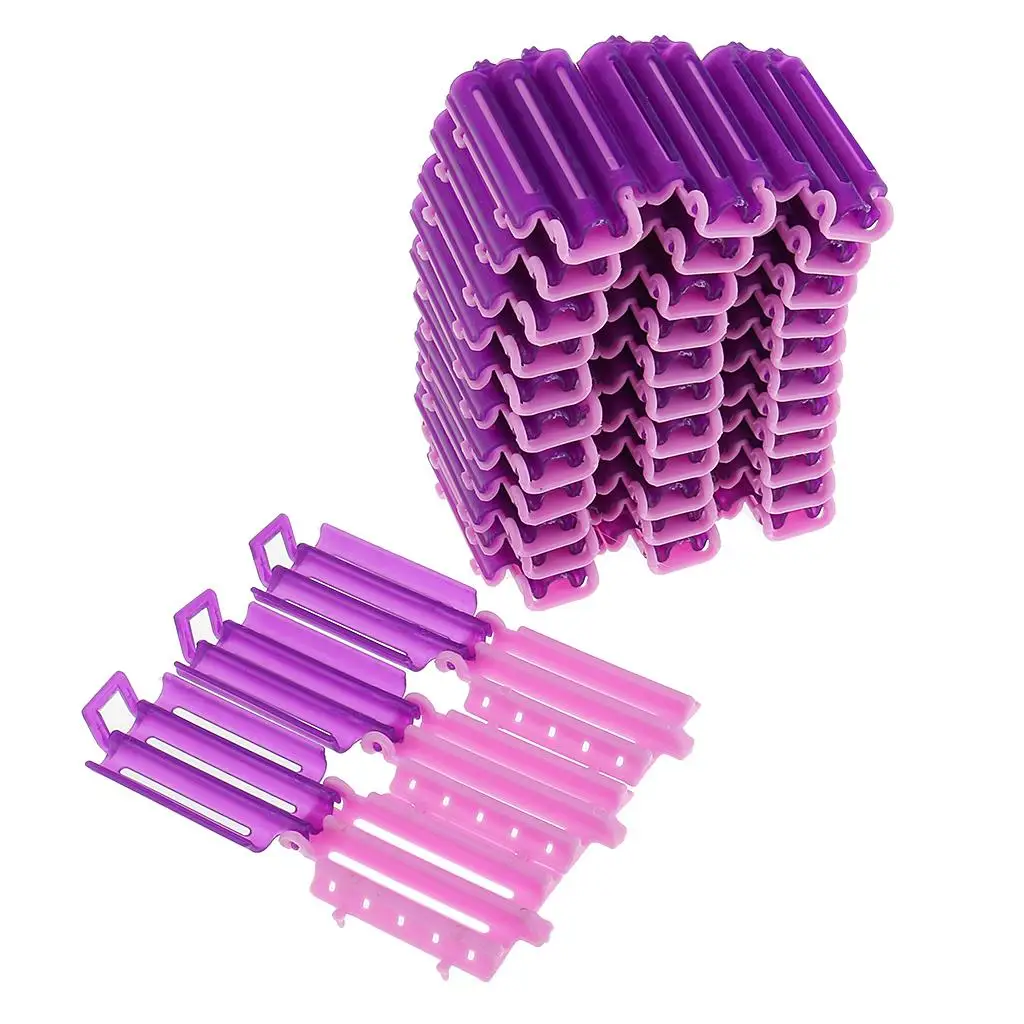 Hair Perm Set Flexible Plastic Curl Clips Multi Styler for Hair Styling Tools Suitable for Home and Salon