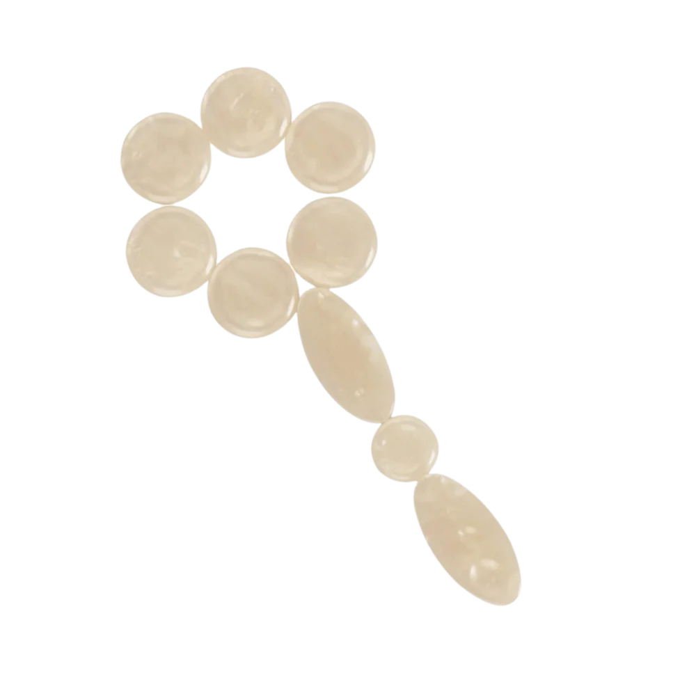 ​9pcs Beige Key Inlay​ Plastic Shell​ Great Decor Plastics Shell Inlay​ Aesthetic Enhancement​ ​Saxophone Accessories