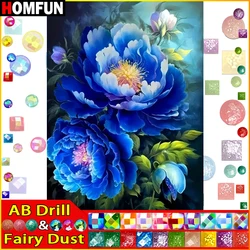 HOMFUN Fairy Dust AB Diy Full Square Round Drill 5D Diamond Painting Diamond Embroidery 