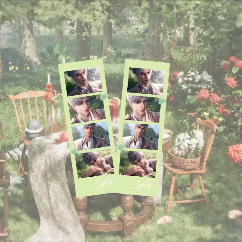 愛とディープスペースアニメスタイラス小さなカードフォトカード女の子の友人のギフト DIY ポストカードブックマークアニメアクセサリー 4 ピース/セット