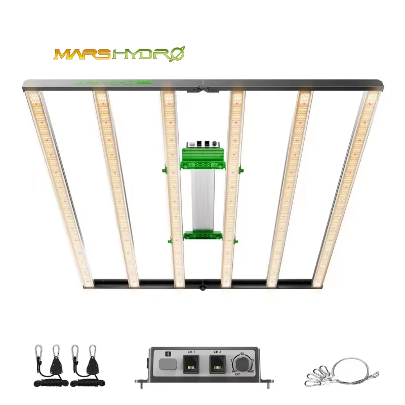 

800W Mars Hydro FC-E8000: Лучший профессиональный светодиодный фитосветильник полного спектра высокой мощности для стадий вегетации и цветения