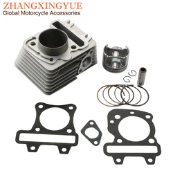 Scooter 49mm 80cc Racing Cylinder Block Kit For Aprilia Scarabeo 50 SR Motard 50cc 4 Stroke 4V