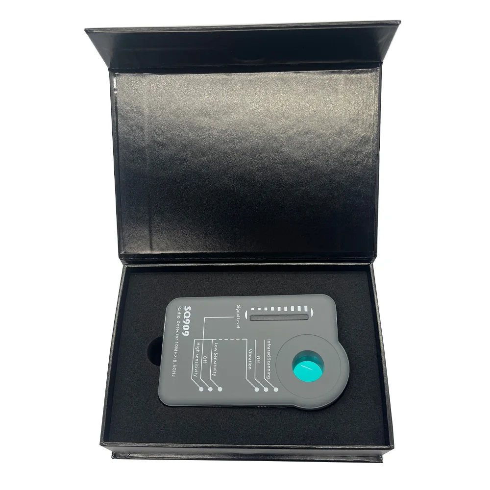 

SQ909 Pro AI-Powered Anti-Spy Detector, 1MHz-10GHz Hidden Camera GPS Tracker Eavesdropping Bug Finder