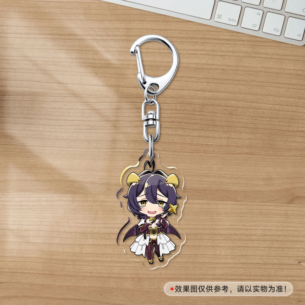 سلسلة مفاتيح أنيمي سحرية للفتيات ، سلسلة مفاتيح كاواي ، إكسسوارات قلادة الحقيبة