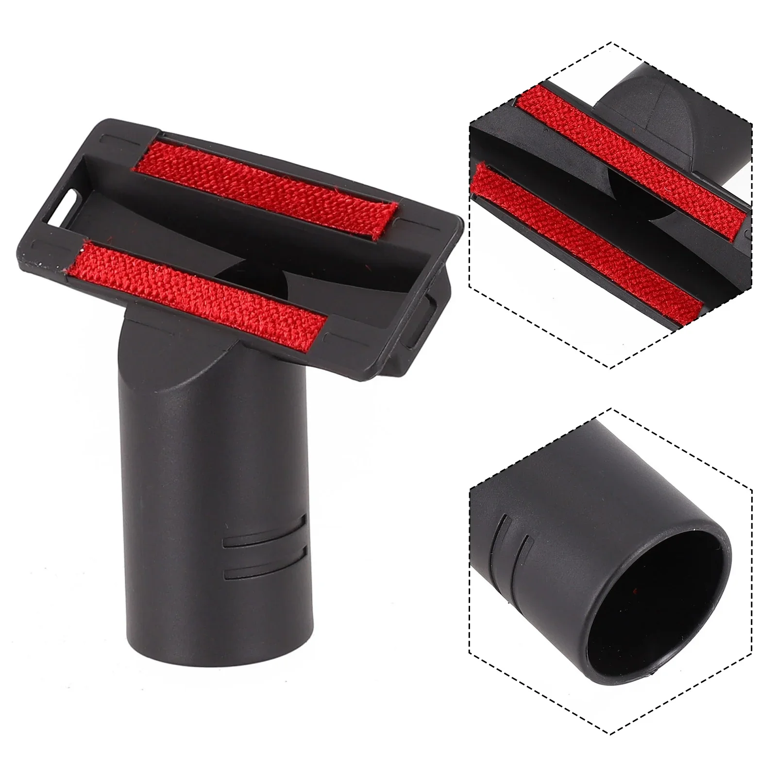 청소 가정용 교체 흡입 T 모양 카펫 바닥 진공 브러시 헤드 소파 침대 노즐 부착 휴대용 35mm