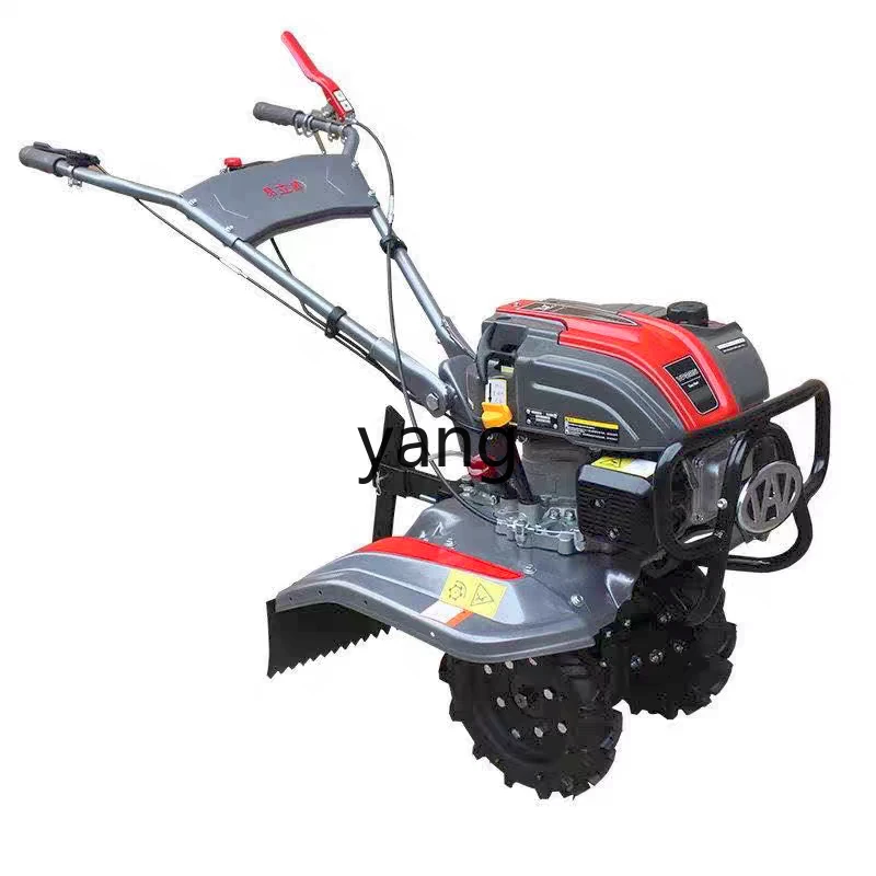 

TGF micro tiller continuously variable speed electric start with clutch reclamation greenhouse hilly weeding trench