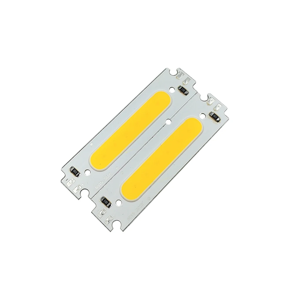 2WLED Small Strip Circuit Board ForHousehold DIY StripLight Source Board COB Floodlight Chip 12V TubeLight MatrixLight Bulb