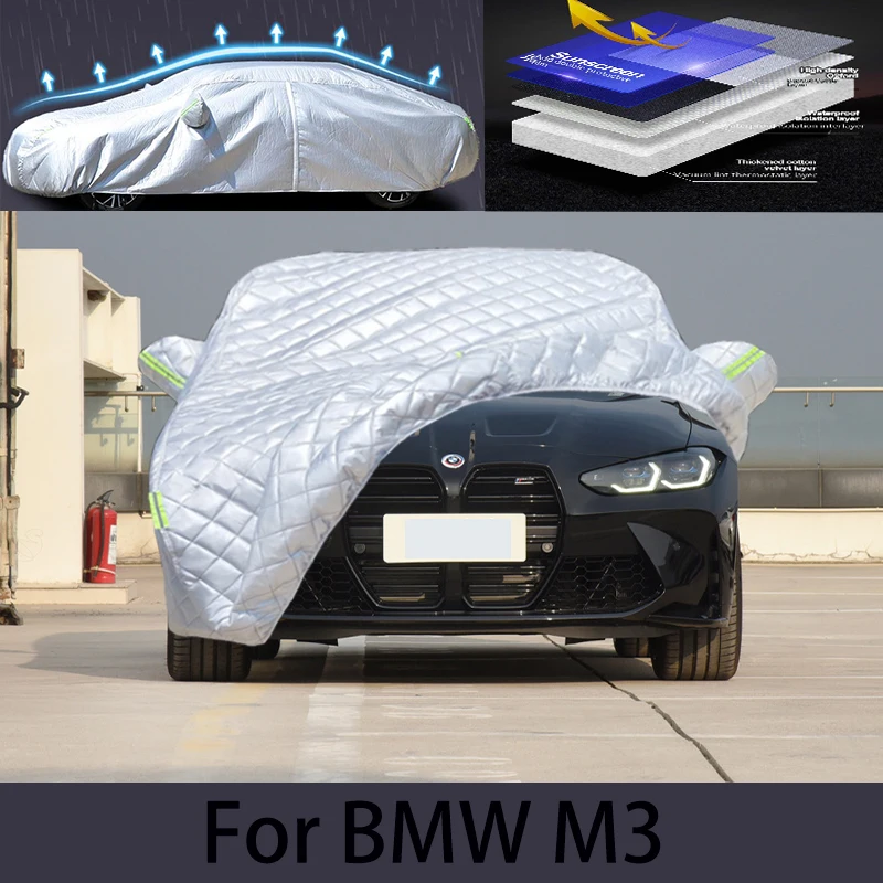 

For bmw M3 car hail protection cover, auto rain protection, scratch protection, paint peeling protection, car clothing