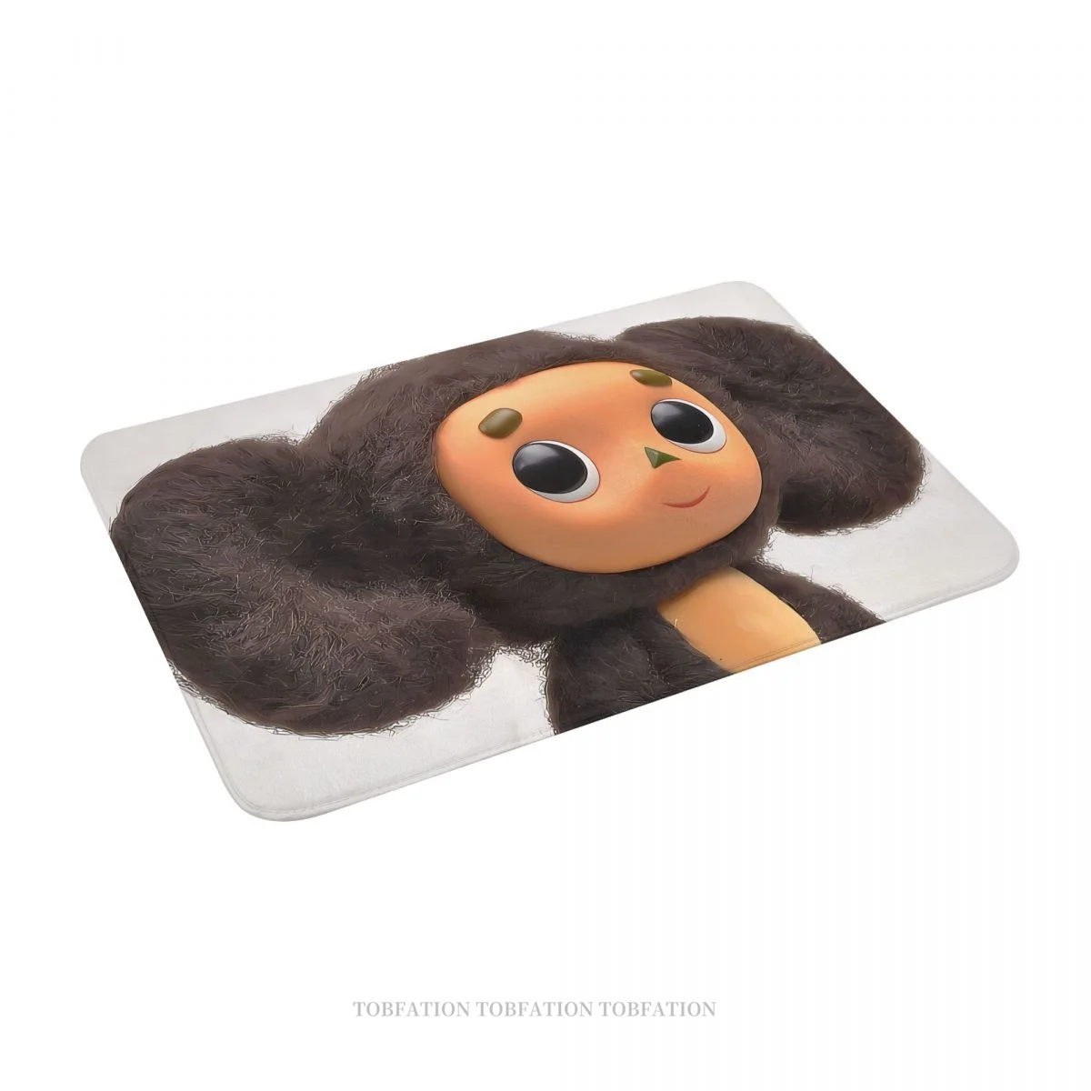 Cheburashka Soviet Russian Cartoon Anti-Slip Doormat Bath Mat Face Balcony Carpet Entrance Door Rug Bedroom Decor