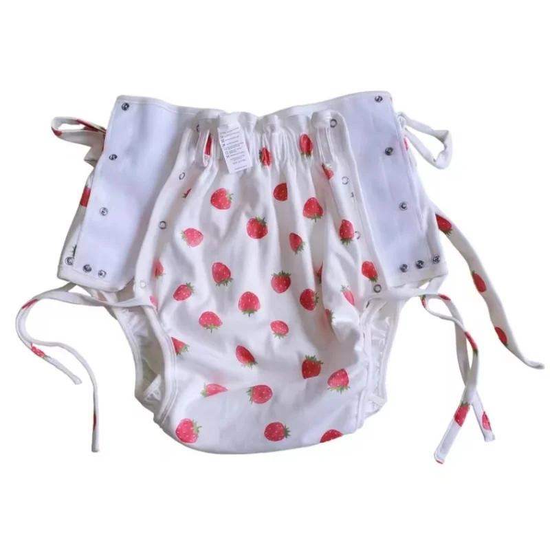 Мужской сексуальный чехол для подгузников с принтом ABDL, водонепроницаемые многоразовые подгузники, штаны для женщин, DDLG, трусики для взрослых и детей, накидка на подгузник