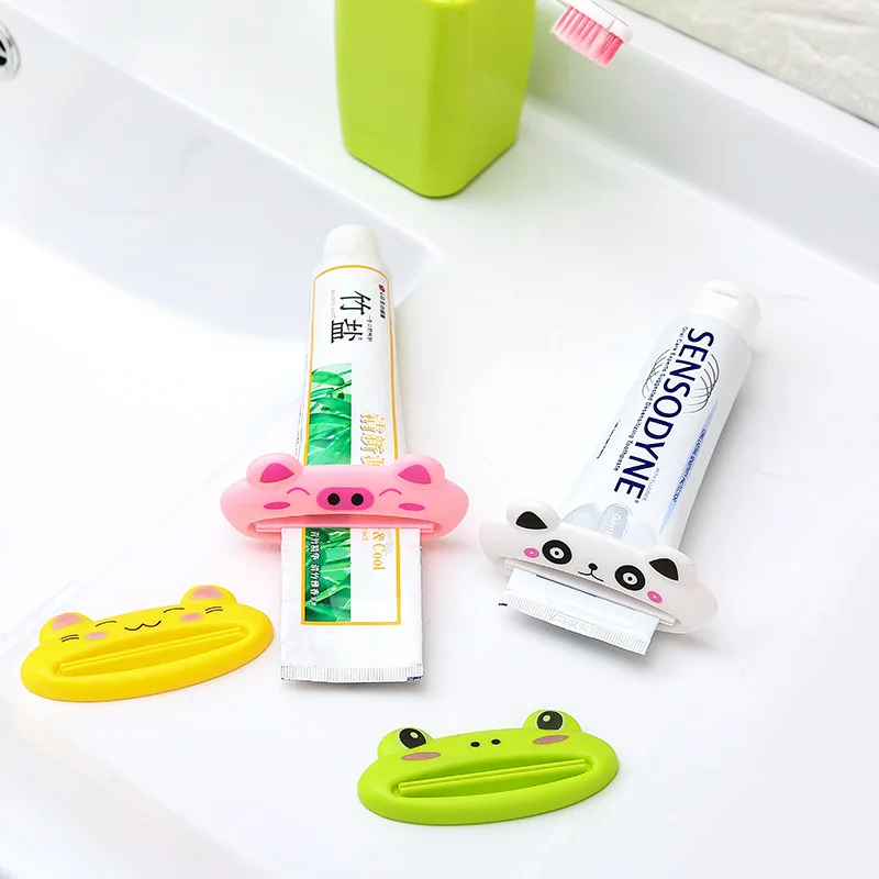 Kitchen Accessories Bathroom Multi-function Tool Cartoon Toothpaste Squeezer Kitchen Gadget Useful Home Bathroom Decoration