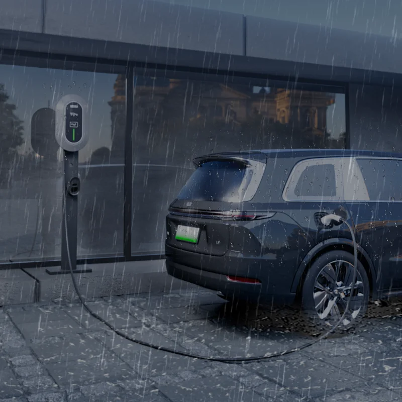 2025 رائجة البيع صندوق الحائط Ev محطة شحن المنزل الشمسية محطة شحن السيارات المستوى 2 Ev شواحن شاحن سيارة Ev Gb/t تيار مستمر