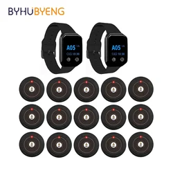 BYHUBYENG-Récepteur de montre sans fil, système d'appel étanche, aste, WaClaCall, clavier de restaurant, hookah, 73Clinic