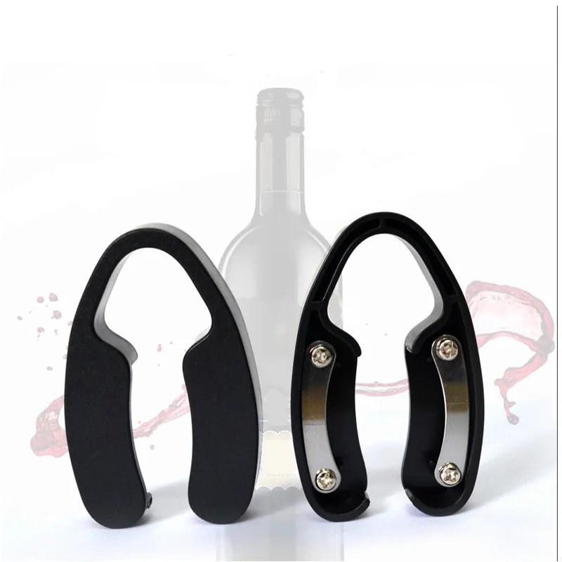 

1pcs Stainless Steel Blade Delicate Wine Bottle Openers Foil Cutter Bottle Opener Bar Aid Guide Kitchen Gadget Wine Accessories