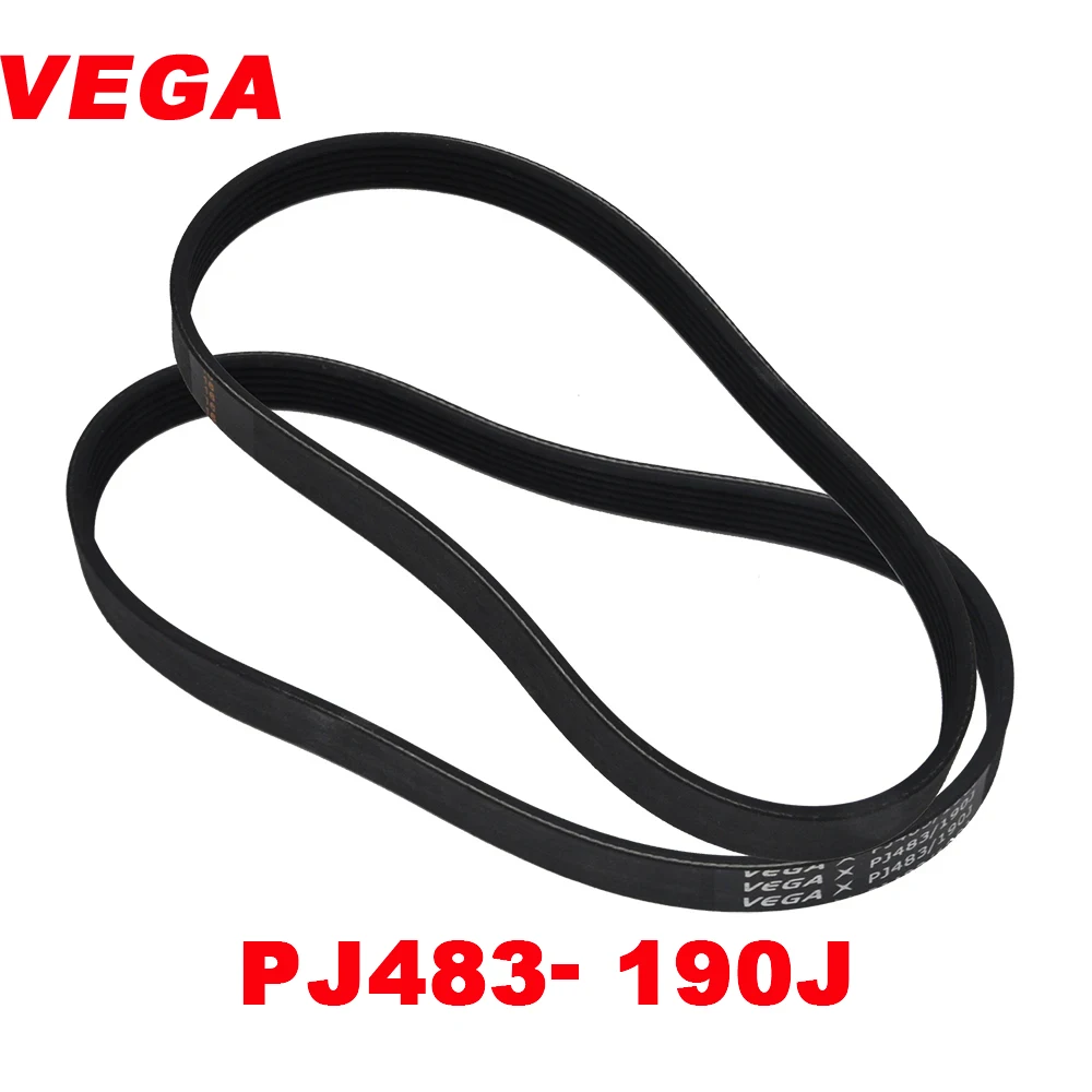 1 PIECE VEGA V-Belt PJ483/190J 3/4/5/6/7/8 RIBS DRIVE BELT FOR WOOD PLANER MACHINE EINHELL RC MODE