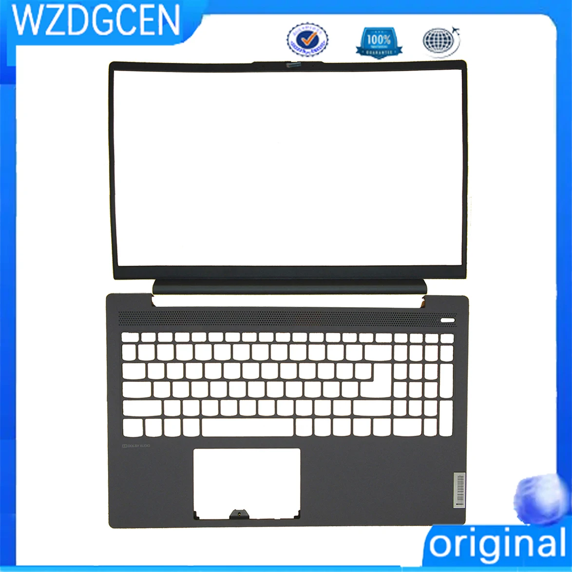 

New For Lenovo ideapad 5-15 5-15IIL05 5-15ARE05 5-15ITL05 Laptop Case LCD Bezel Cover Palmrest Upper Keyboard Housing Black