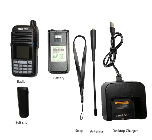 Radtel RT-420 6 Bands Amateur Ham Two Way Radio 256CH Air Band Walkie Talkie NOAA VOX USB SOS LCD Color Police Scanner Aviation