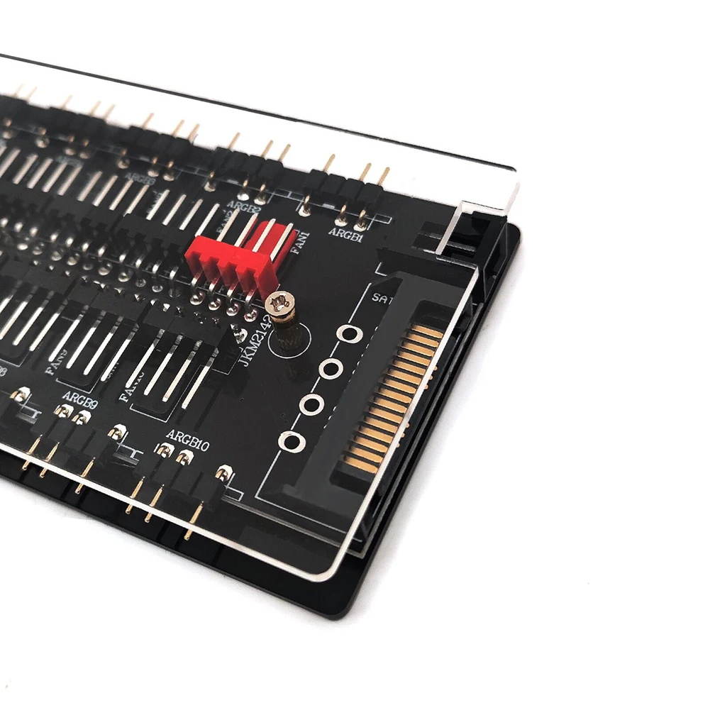 4Pin PWM & 5V 3Pin ARGB ARGB i HUB PWM SATA Power 10/16 Hub wentylator obudowy piasta wiele sposobów Splitter do komputera stacjonarnego