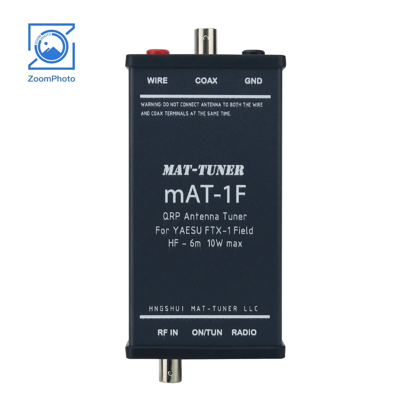 mAT-1F Automatic Antenna Tuner HF/50MHz 10W with BNC and Banana Connectors Dedicated for YAESU FTX-1