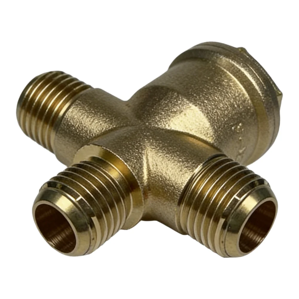 4 Way Connector Check Valve Backflow Prevention Explosion-proof Pressure-resistant Secure Installation Check Valve