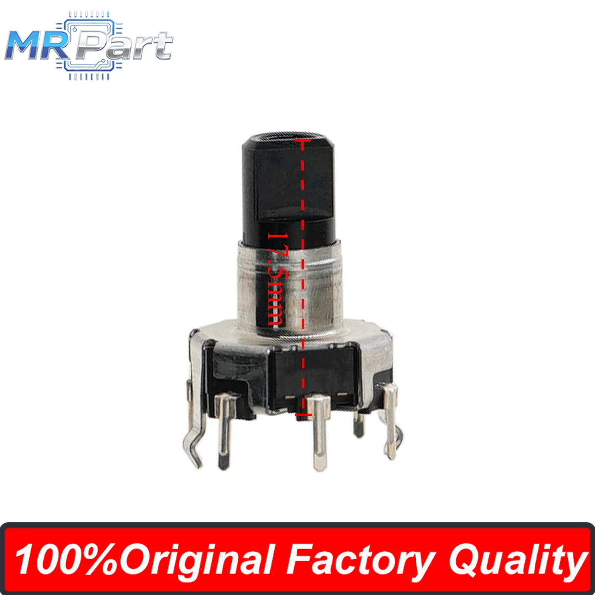 10pieces Original Factory Japan Encoder EC12D1524403 30-Position 15-Pulse Potentiometer With Switch Shaft Length 17.5mm
