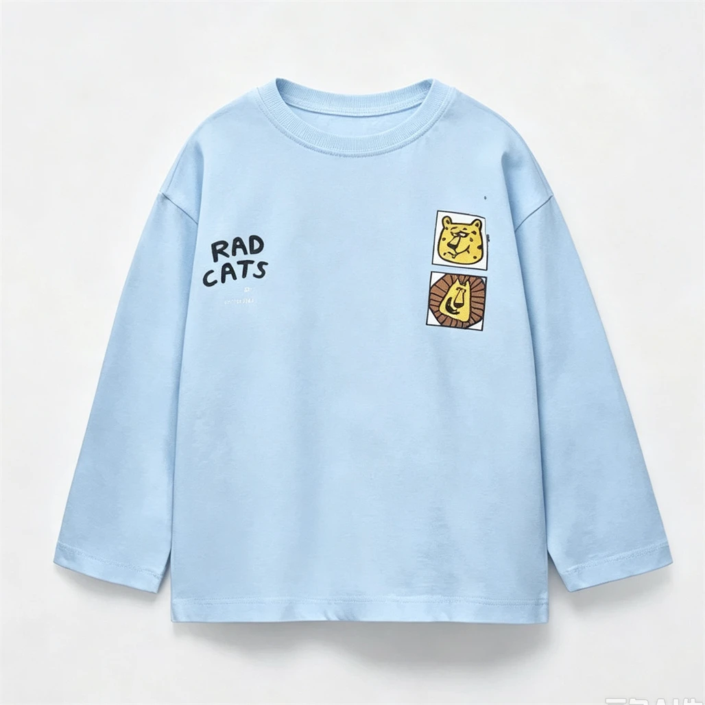 Cartoon Fashion TShirt Spring Summer Clothing New Design Thin Printed Tees Round Neck Pullovers Outer Wear Toddler Cute Tops