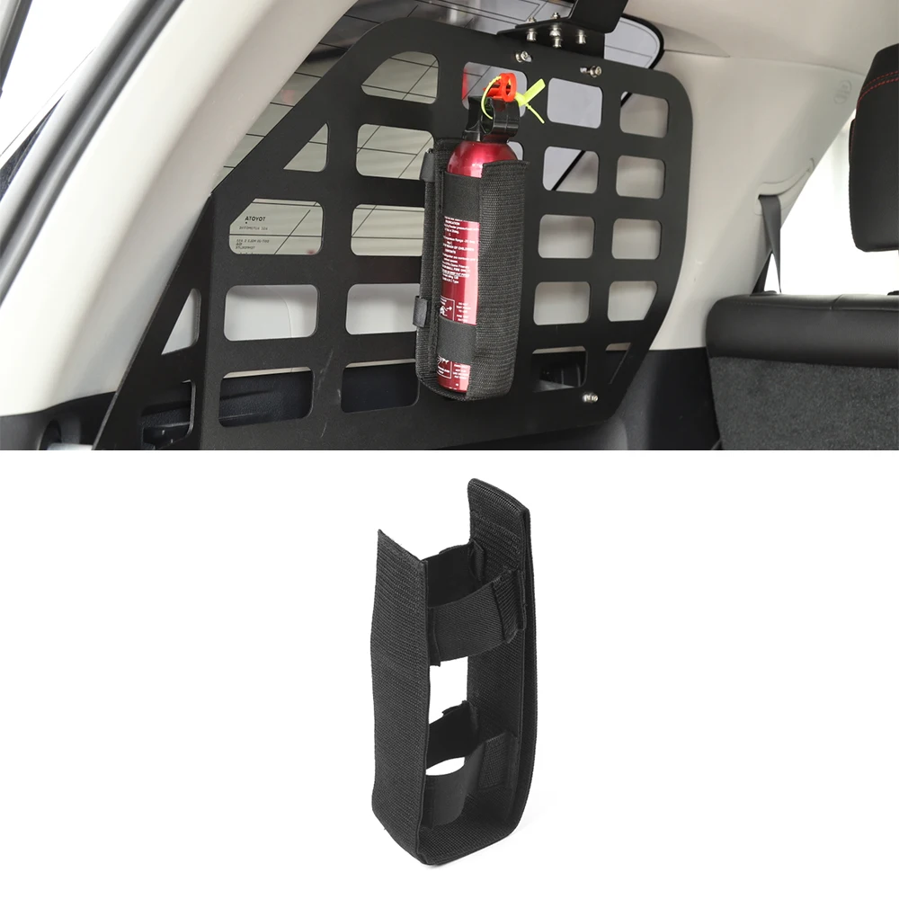 Fire Extinguisher Holder Mount Straps Weaving Tape Black Car Interior Accessories for 4Runner 2010-2019 2020 2021 2022 2023 2024