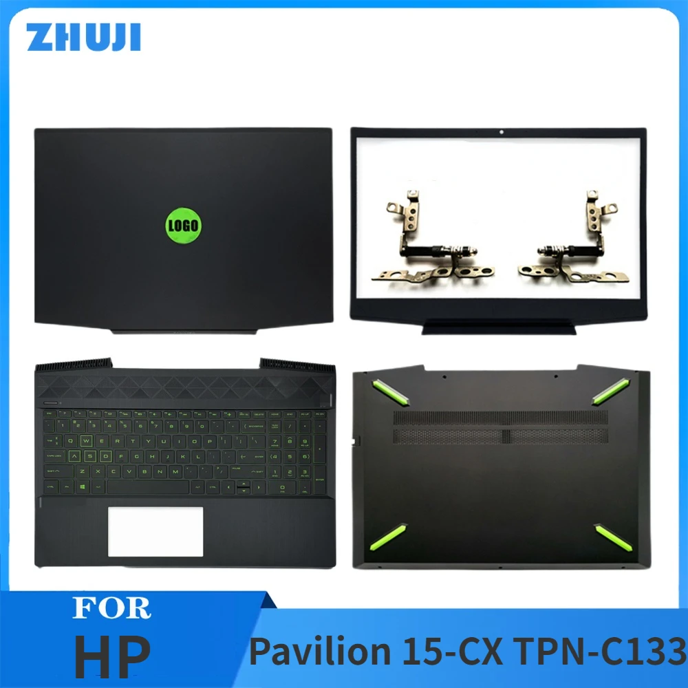 

NEW LCD Back Cover For HP Pavilion 15-CX TPN-C133 Laptop Front bezel/Hinges/Palmrest Upper Case/Bottom Case L20314-001 Green