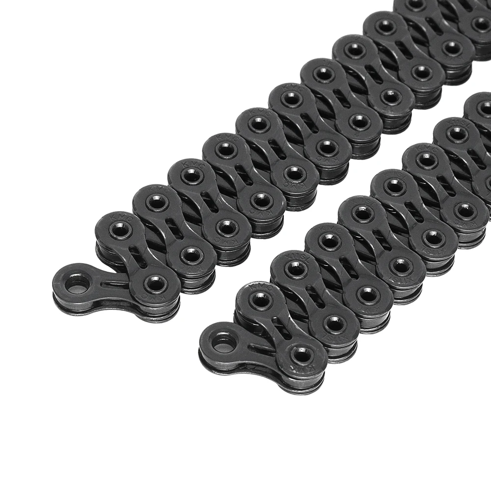 KMC DLC 10 DLC 11 Bicycle Chain For Road MTB Bike Compatible Hollow-out 116/118Links Chain For SHIMANO Original Parts