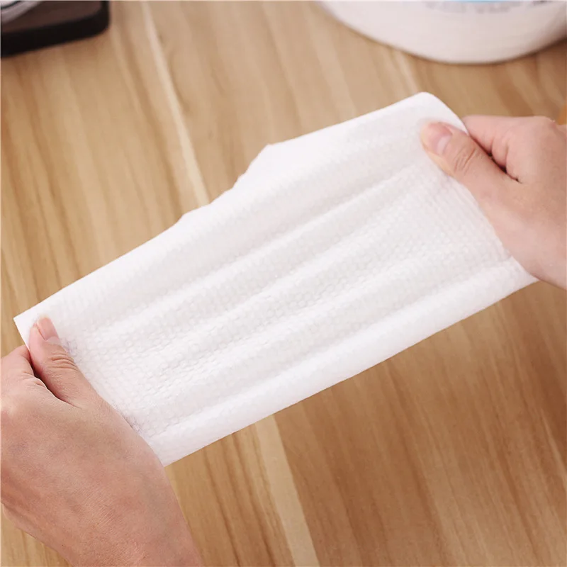 Extra Thick Disposable Facial Towels - Gentle and Absorbent Cotton Makeup Remover Wipes