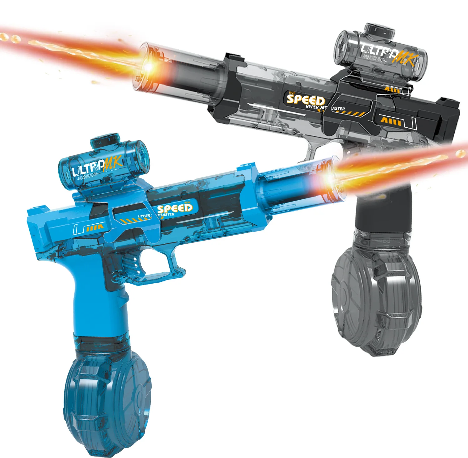

High Pressure Electric Water Gun Toys Summer Outdoor Beach Pool Garden Fight Games Kids Automatic Bursts Watergun Gifts