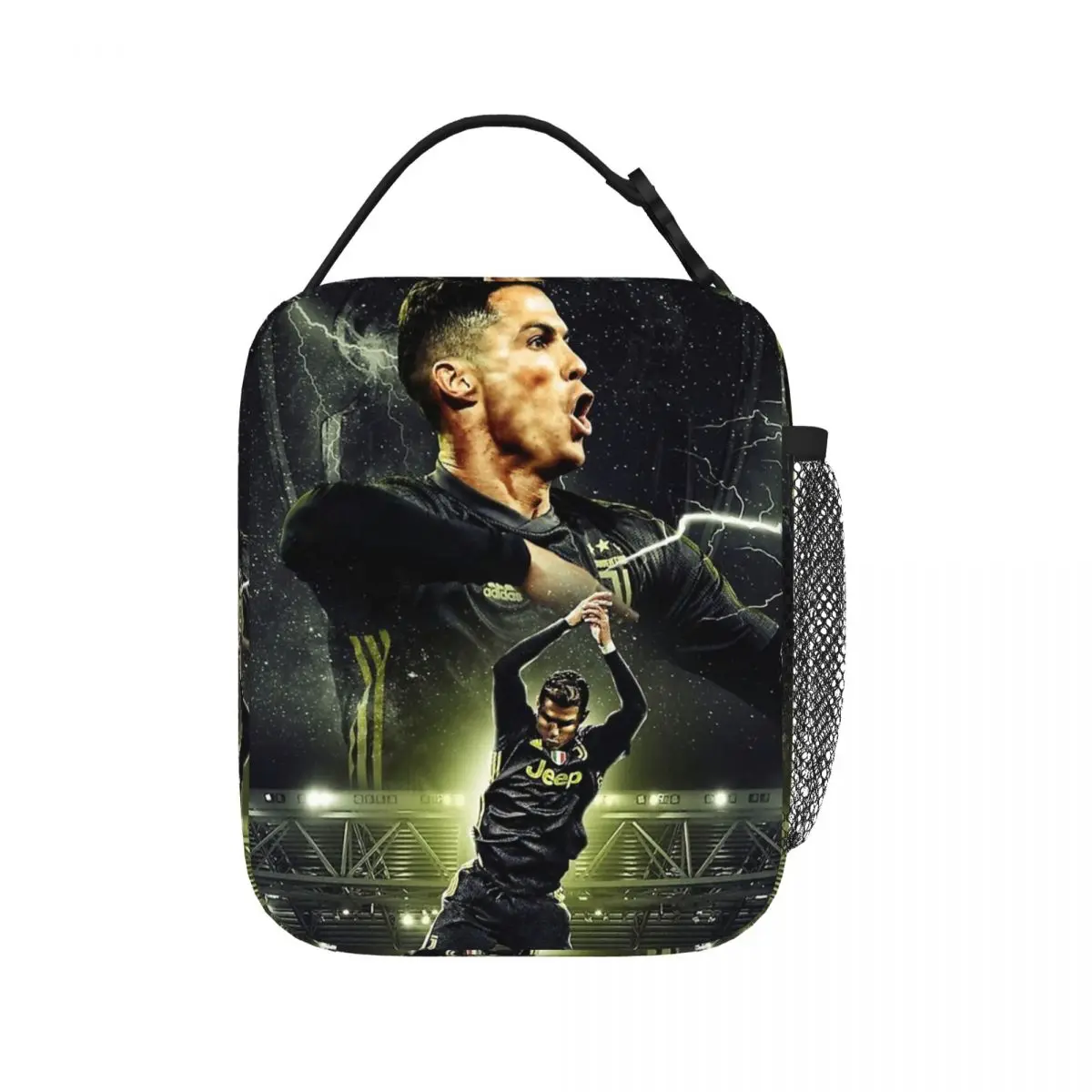 Сумки для обеда Криштиану Роналду Cr7, изолированная сумка для обеда, водонепроницаемая коробка для бенто, многоразовые сумки для пикника для женщин, работы, детей, школы