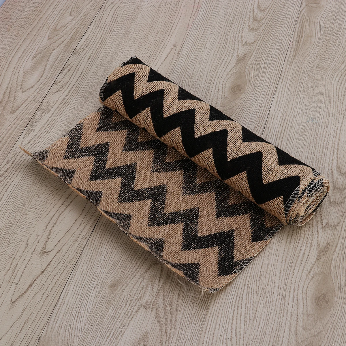 

275x30cm Linen Burlap Table Runner Wave Strips Patterned Decorative Wedding Dining Table Runners Christmas Party