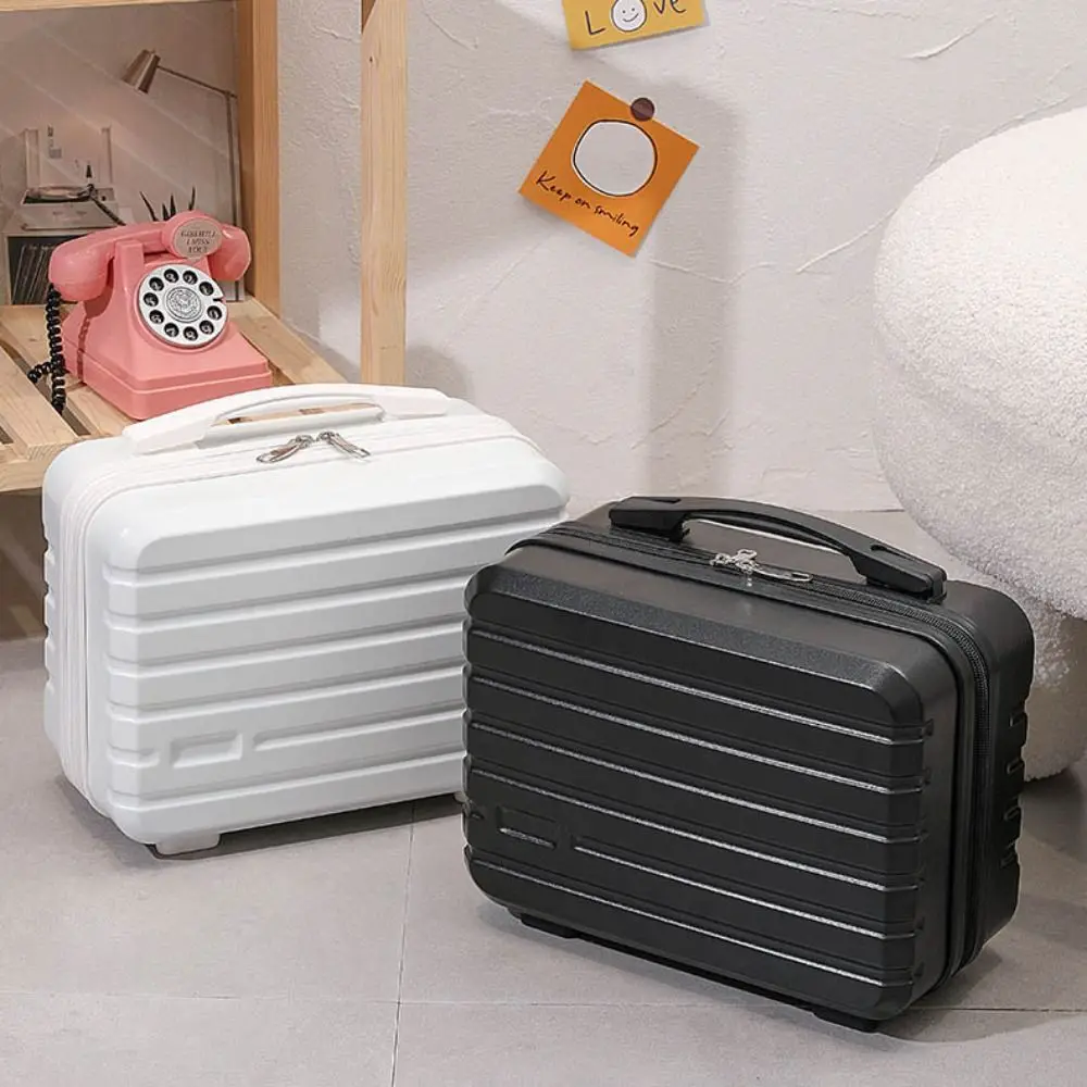 14 inch Mini Travel Suitcase Cosmetic Box Hand Luggage Organizer Makeup Case Small Password Box Boarding Case