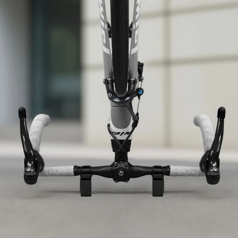 

Пара черных быстросъемных перевернутых инструментов для ремонта стабилизатора парковки для руля, поддерживает дорожные и горные велосипеды.