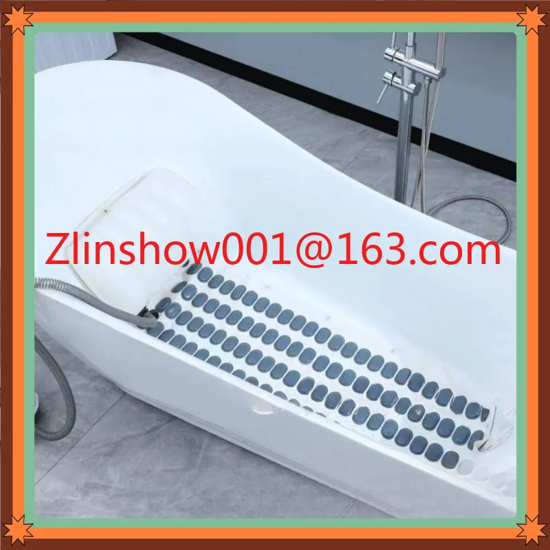 Household electric surf bubble spa massage mat, full body bubble spa machine non-slip wireless remote control