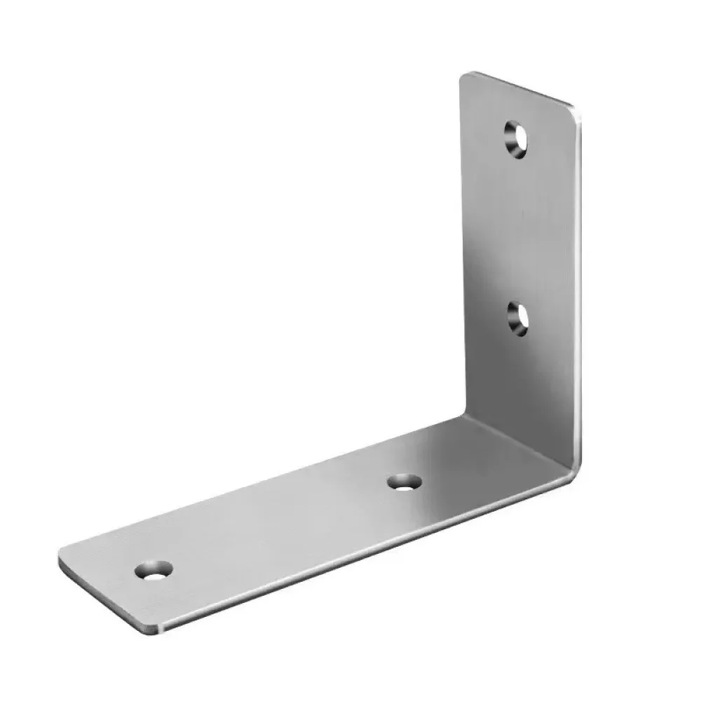 Stainless Steel Wall Mounted Shelf Bracket L Shape Support Corner Brace Heavy Duty Storage Tool For Floating Shelves