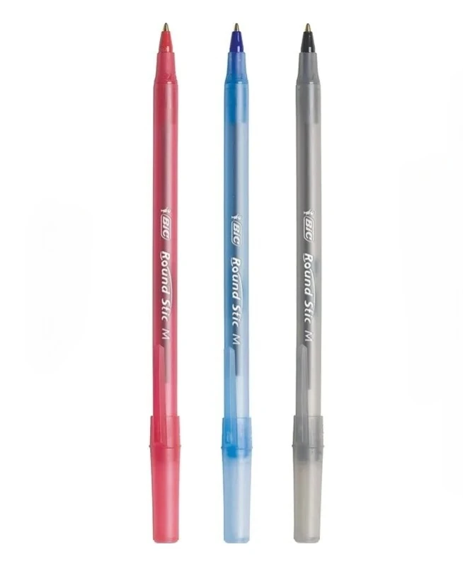 10 قطعة قلم حبر جاف BIC كلاسيكي أمريكي عتيق قلم زيت ناعم مستدير 1.0 مللي متر قلم حبر جاف اللوازم المكتبية المدرسية