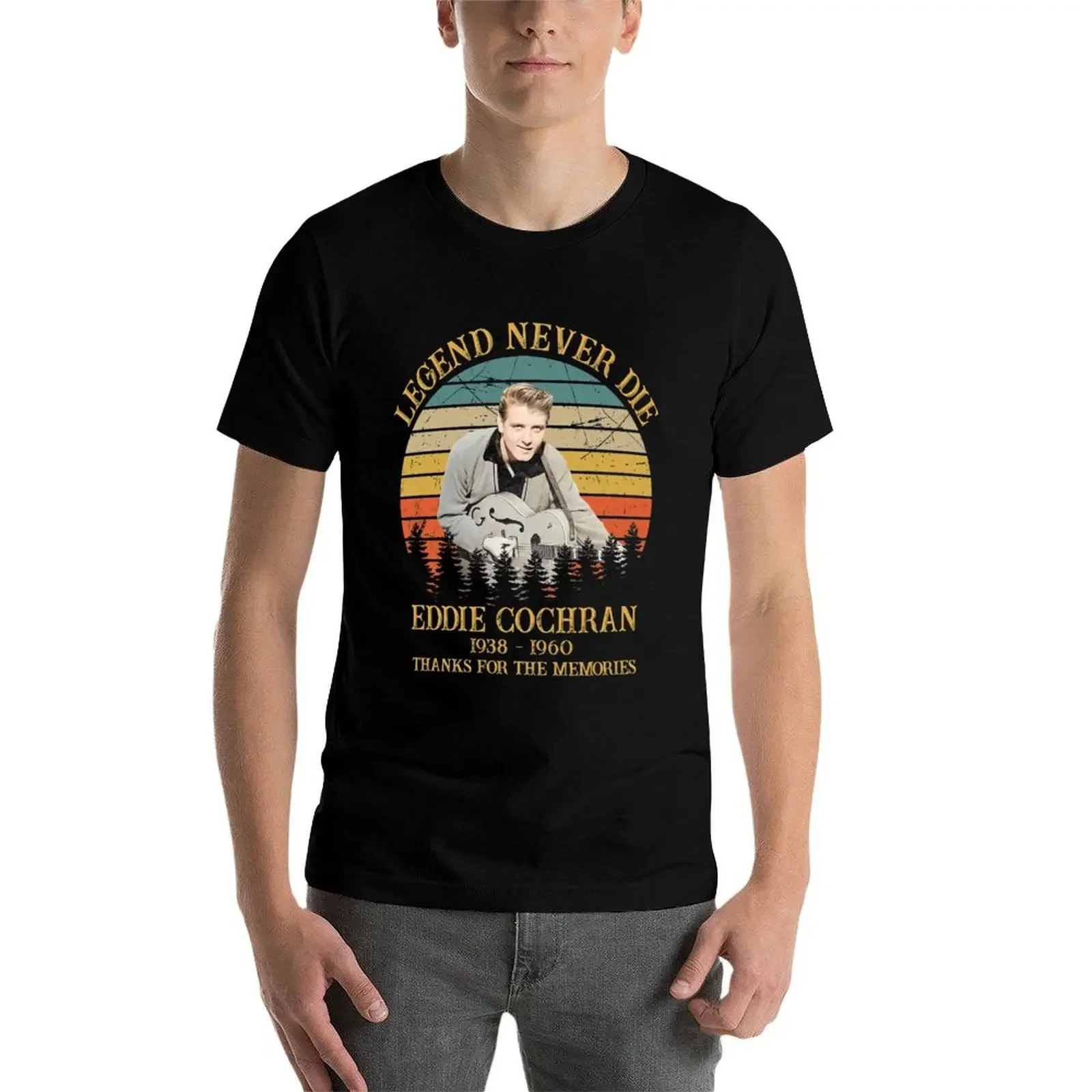 T-shirt Thanks For The Memrespiration pour hommes, Legend Never Die Eddies Retro, chemise personnalisée, graphiques lourds