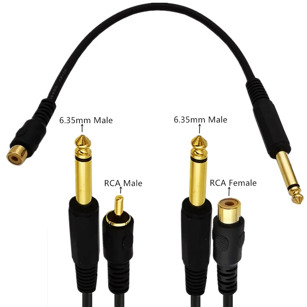 Rca To 1/4" Audio C…