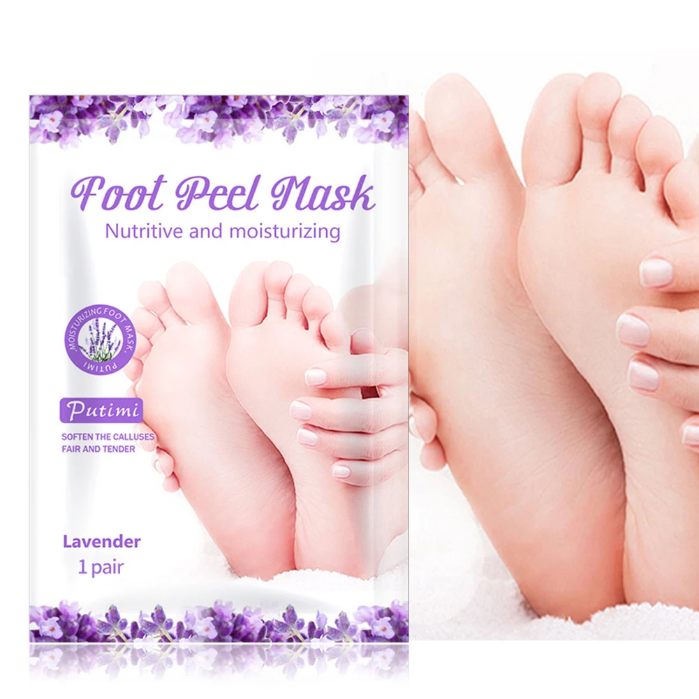 2pcs Remove Dead Skin Foot Peeling Mask Smooth Barbs Foot Mask Remove Cutin Magic Skin Peeling Feet Socks Gels