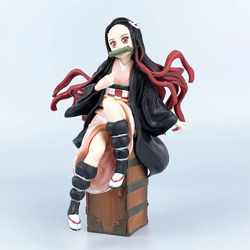 15Cm Demon Sayer Anime Kamado Nezuko Model en Y Kimetsu no Yaiba Model en Yaiba PVC Figre Koc Sochien Bureau en P Decora Chion Technique ft