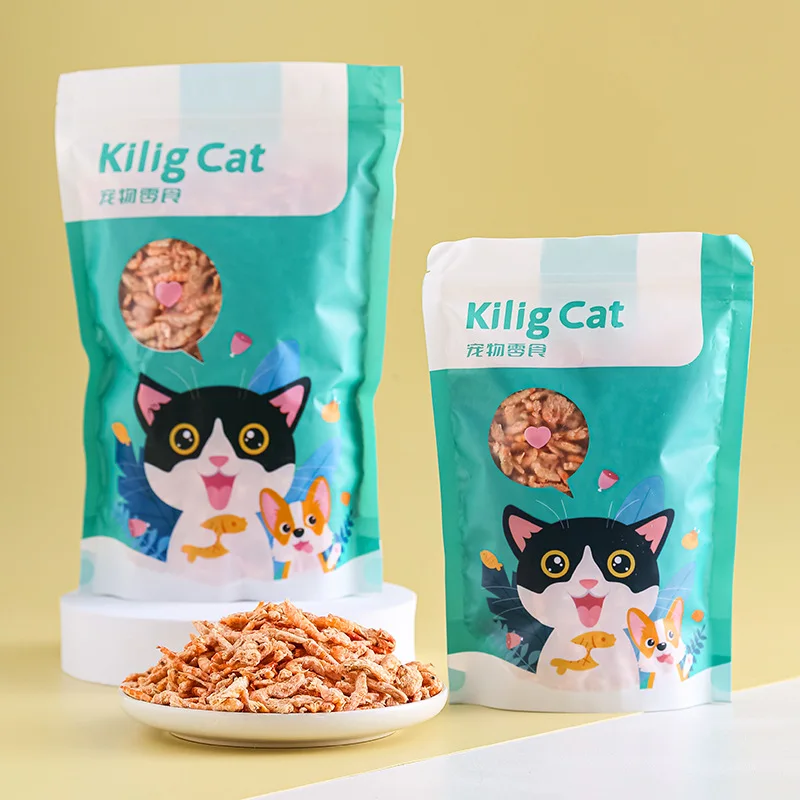 

Cat snacks freeze-dried krill nutrition fattening calcium wholesale bags 50g100g pet supplies