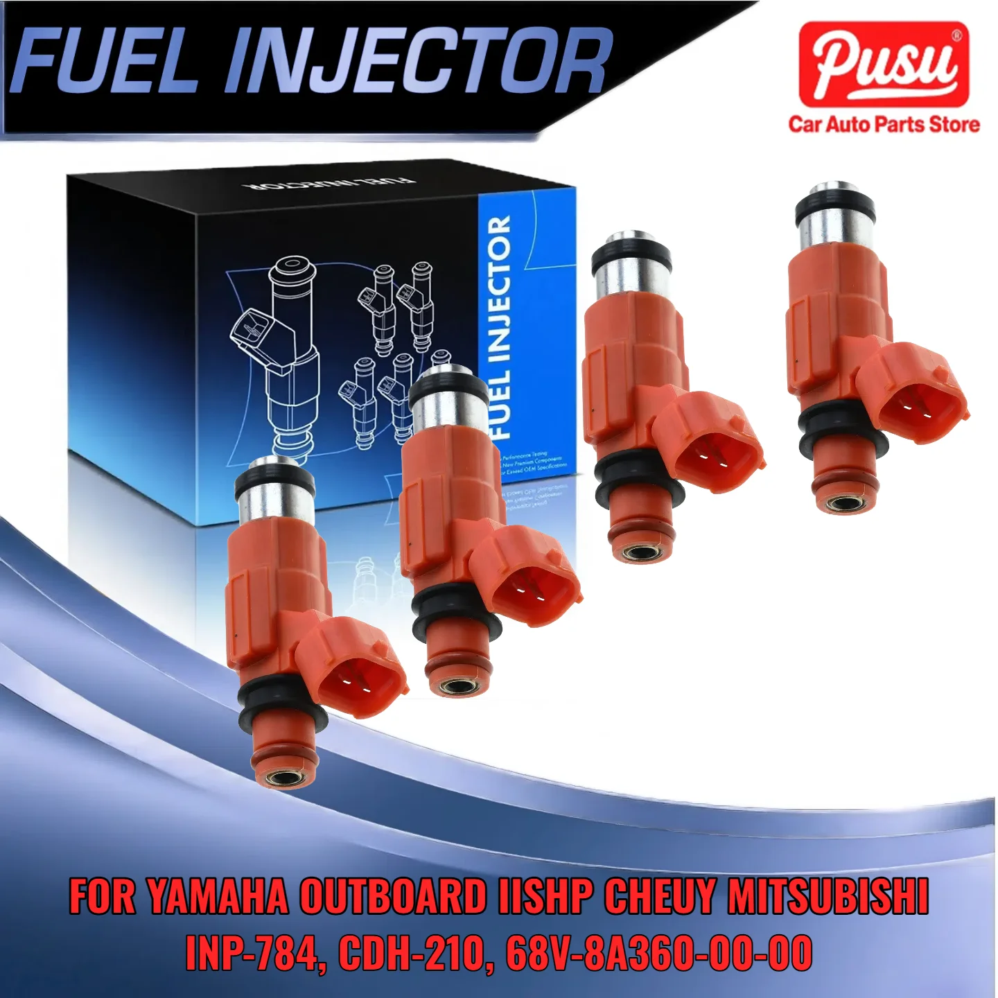 

4pcs Fuel Injector For Mitsubishi Mirage For Suzuki Vitara 1999 2003 INP784 CDH210 68V8A3600000