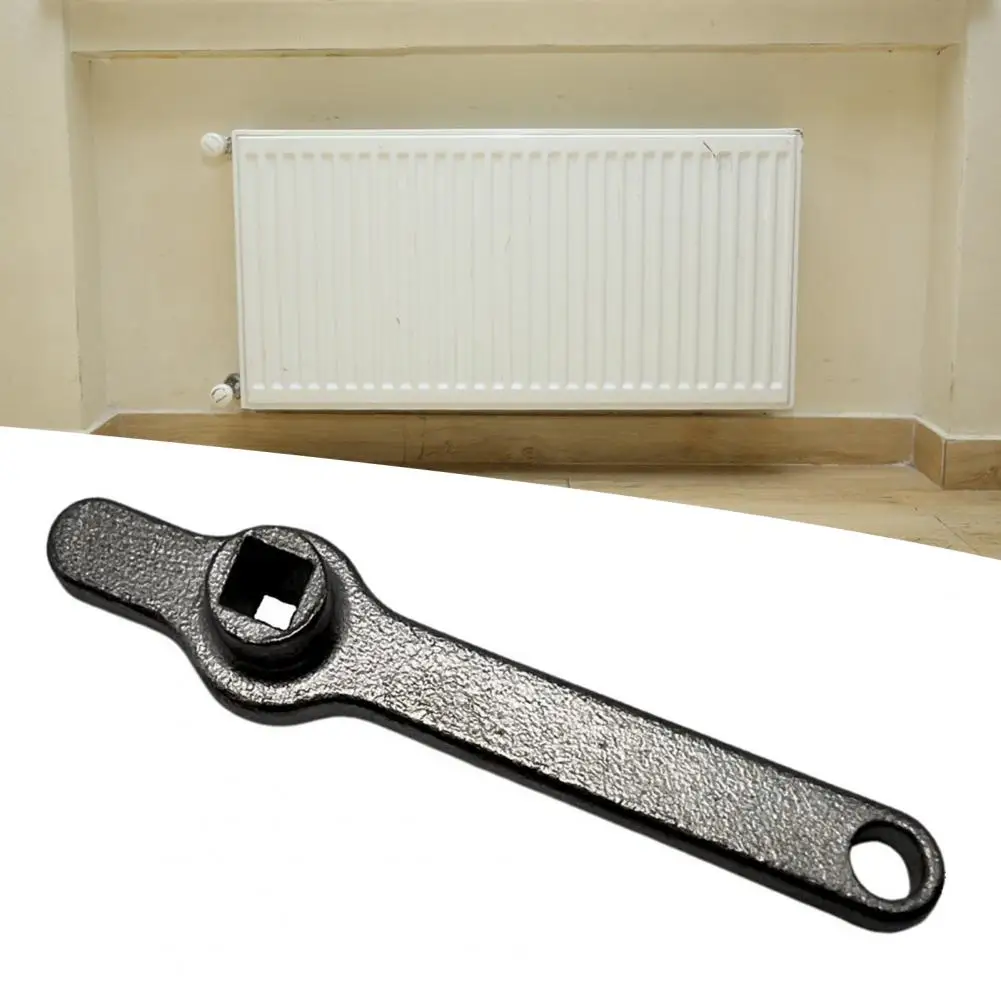 Radiator Outlet Wrench Universal Grip Save Operation Time Long Handle Steel Radiator Ventilation Handle