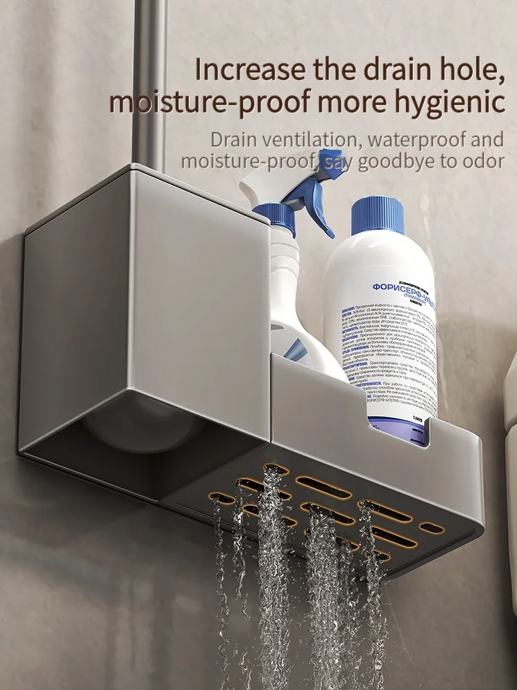 لا لكمة الحمام المرحاض الجرف / الحمام الجدار شنقا المرحاض الجرف / تخزين فرشاة المرحاض